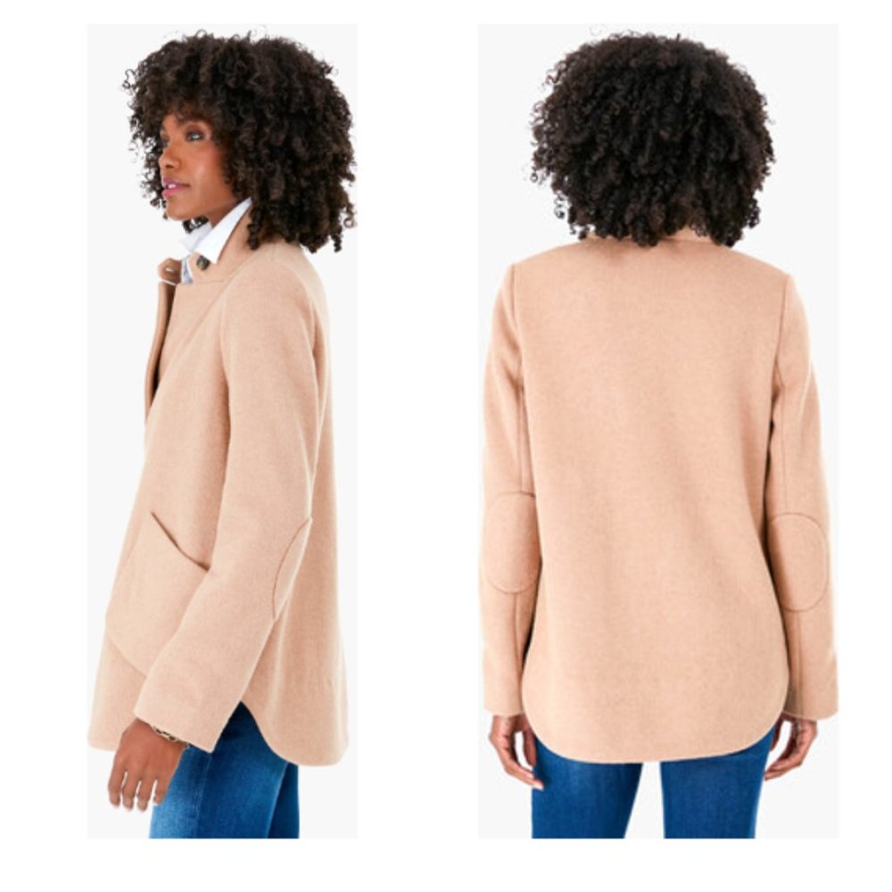 Tuckernuck | NEW Emerson Wool Equestrian Popover Jacket in Camel Size L - Picture 3 of 16